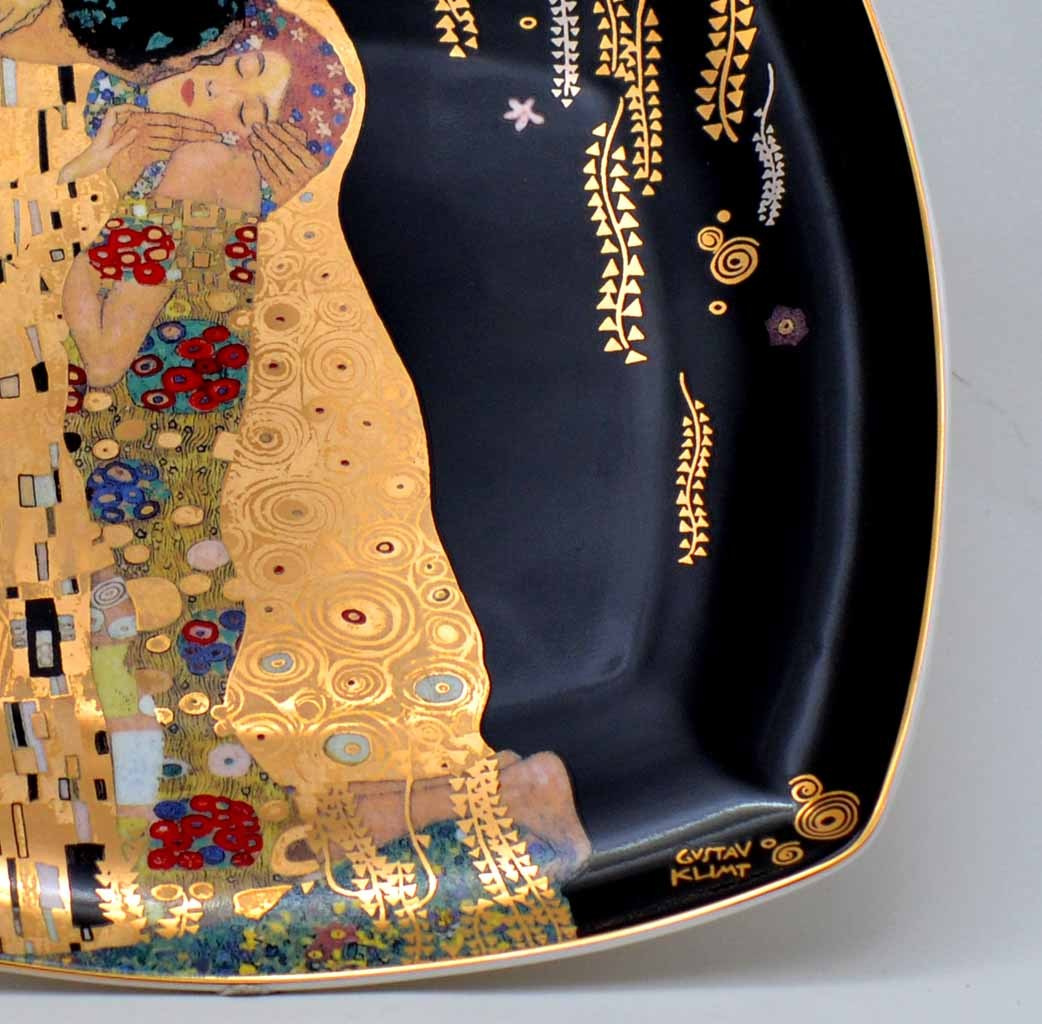 Goebel dessertskål med Kiss design av Gustav Klimt, 66884867