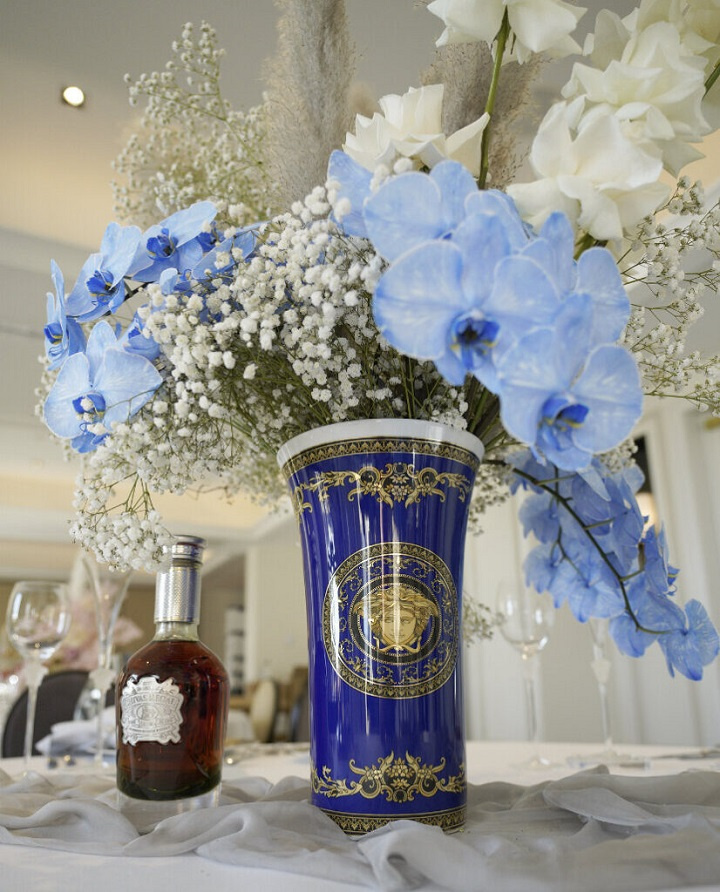 Versace Medusa Blue vas 26 cm-14091-26026