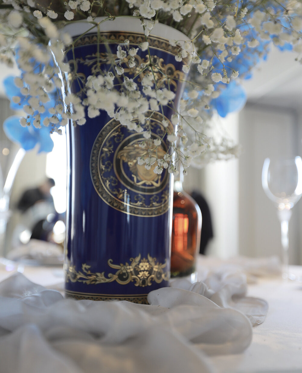 Versace Medusa Blue vas 26 cm-14091-26026