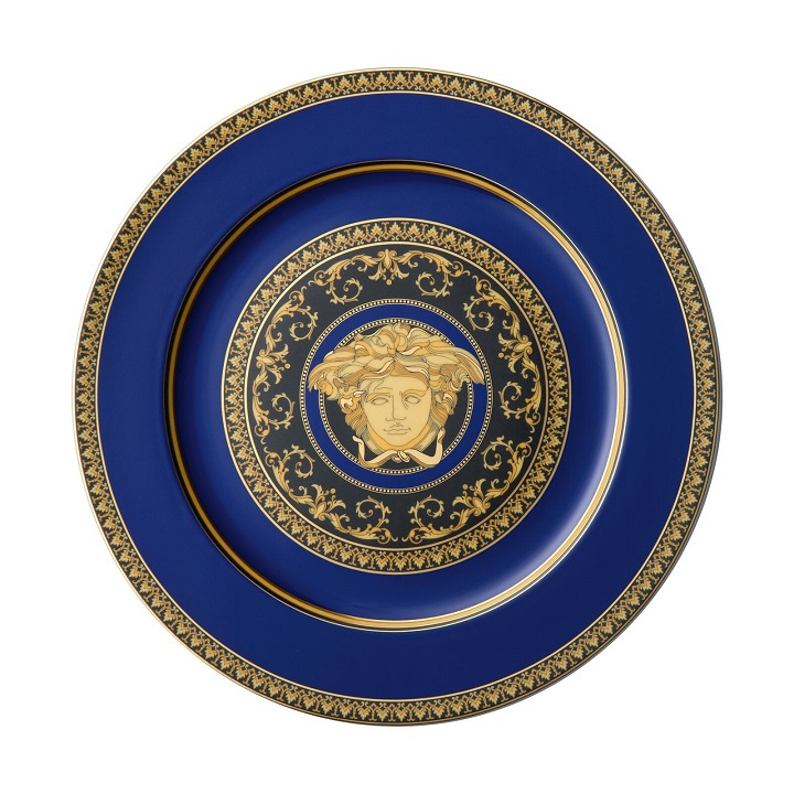 Versace Medusa Blue service tallrik 30 cm, 300383