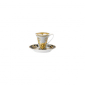 Versace Prestige Gala espressokopp med fat - 352542 Versace Prestige Gala espressokopp med fat - 352542