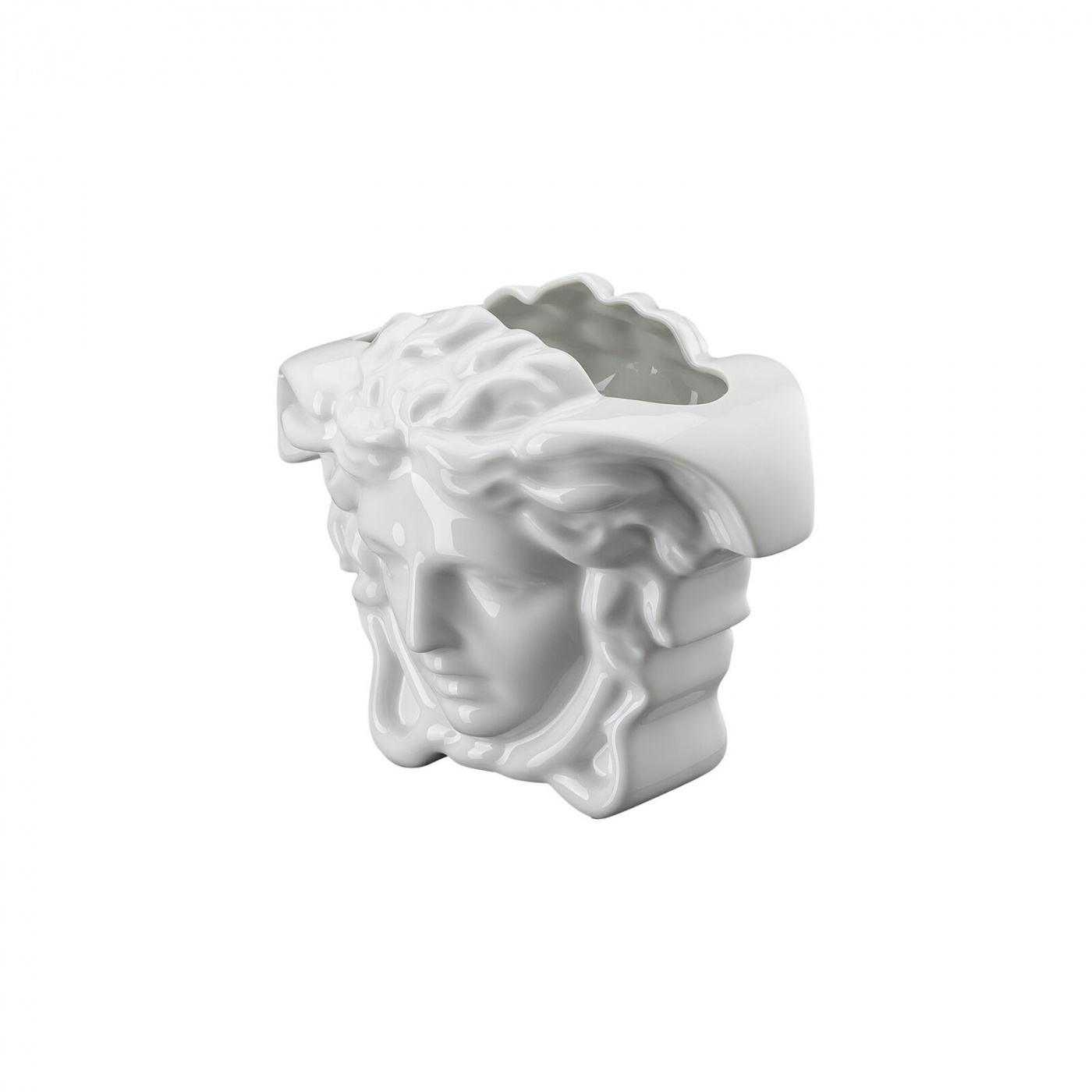 Versace Medusa Grande Vas 15 cm, Vit-14493-800001