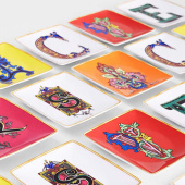 Versace Holiday Alphabet A skål 12 cm kvadratisk platt, 376166 Versace Holiday Alphabet A skål 12 cm kvadratisk platt, 376166