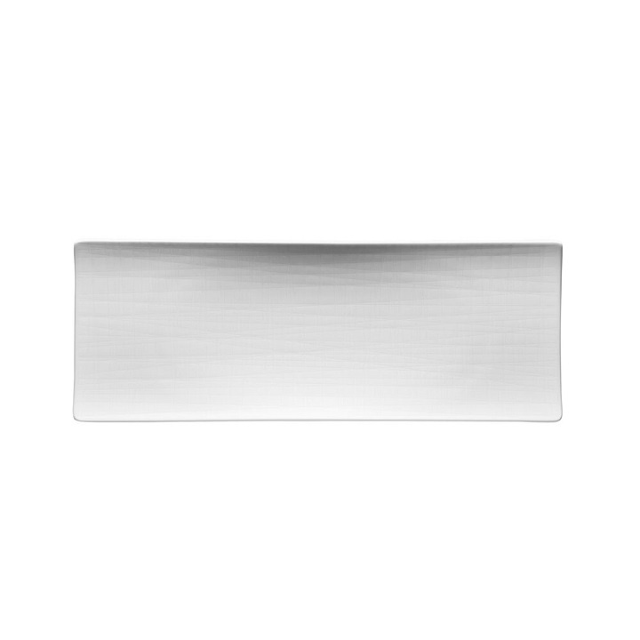 Rosenthal Mesh Relief Fat 34 x 13 cm, Vit, 496672