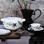 Rosenthal Brillance Fleurs des Alpes Täckt grönsaksskål - 531366 Rosenthal Brillance Fleurs des Alpes Täckt grönsaksskål - 531366