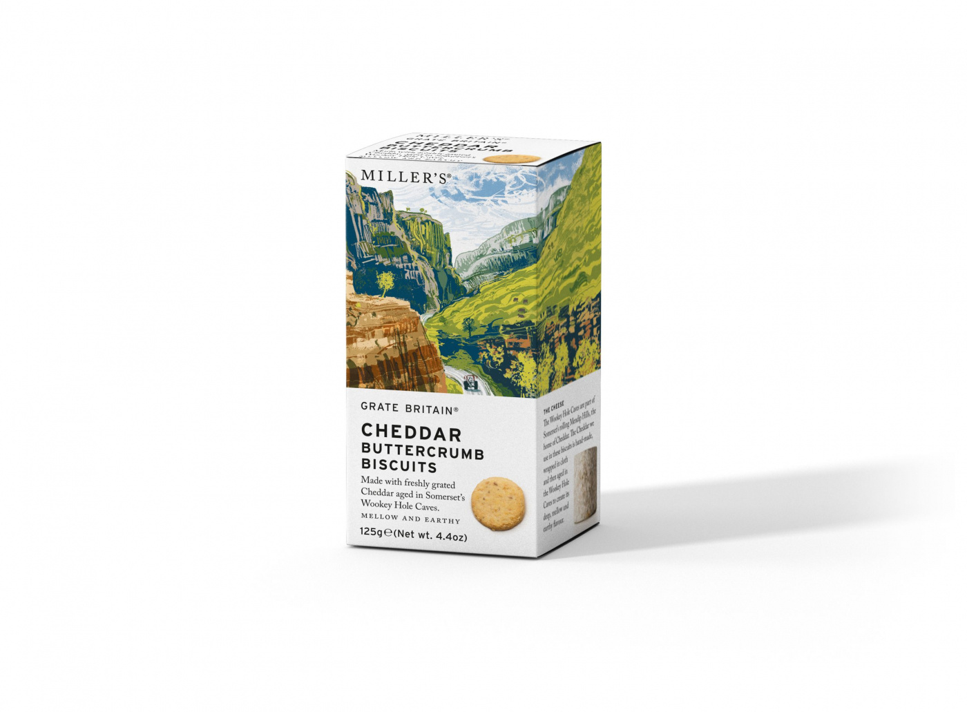 Artisan Biscuits Buttercrumb Biscuits Cheddar, 125 g, 19-009992