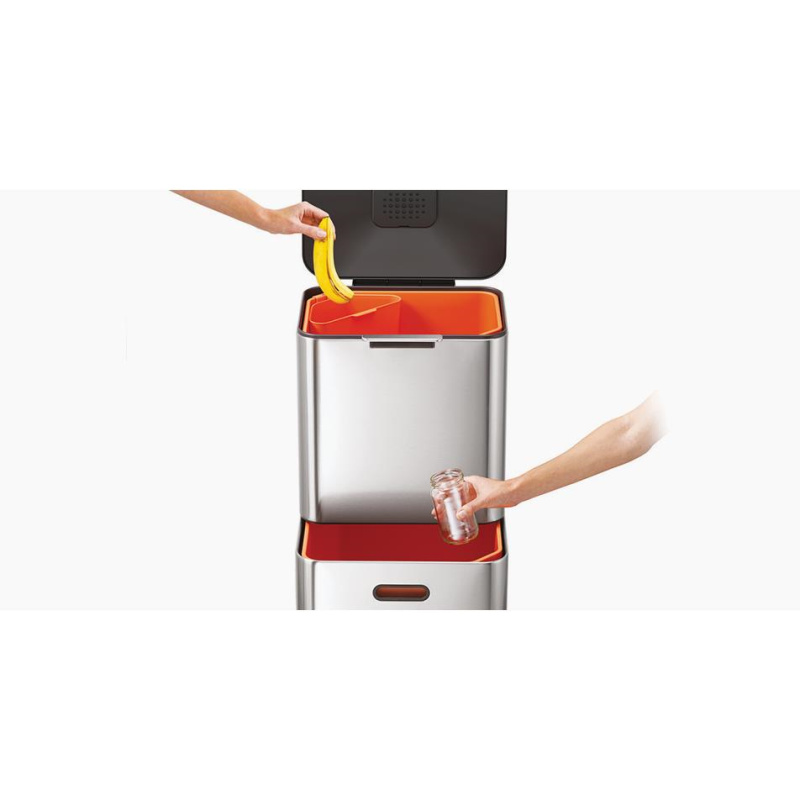 Soptunna 60L Inox - Joseph Joseph- J30060