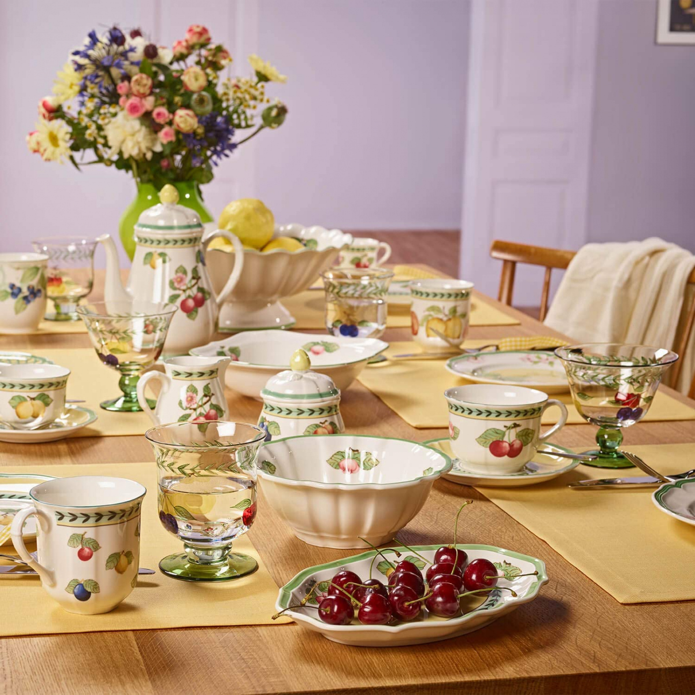 Oval tallrik 24 cm, French Garden Fleurence-345267