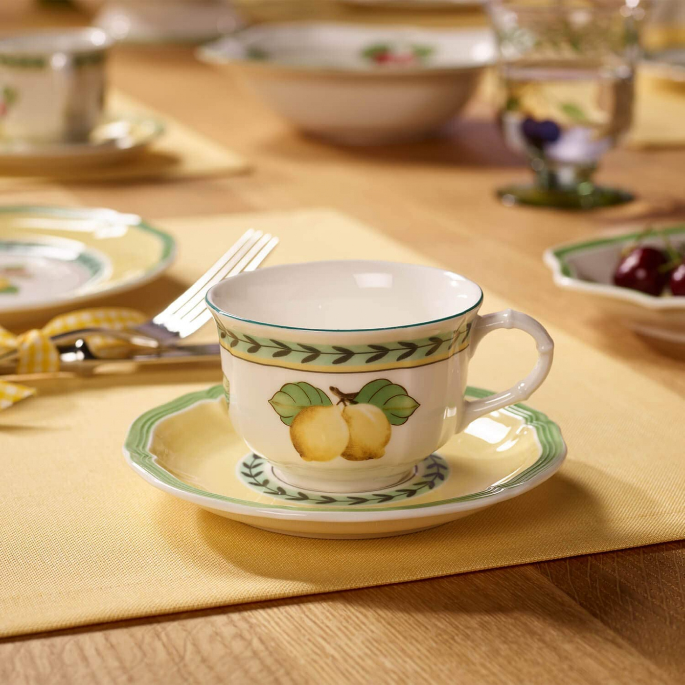 Villeroy & Boch French Garden Fleurence te-/kaffekoppsfat, 15 cm, 1022811280