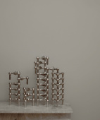 STOFF Nagel ljushållarset m/3 st krom, 9034 STOFF Nagel ljushållarset m/3 st krom, 9034