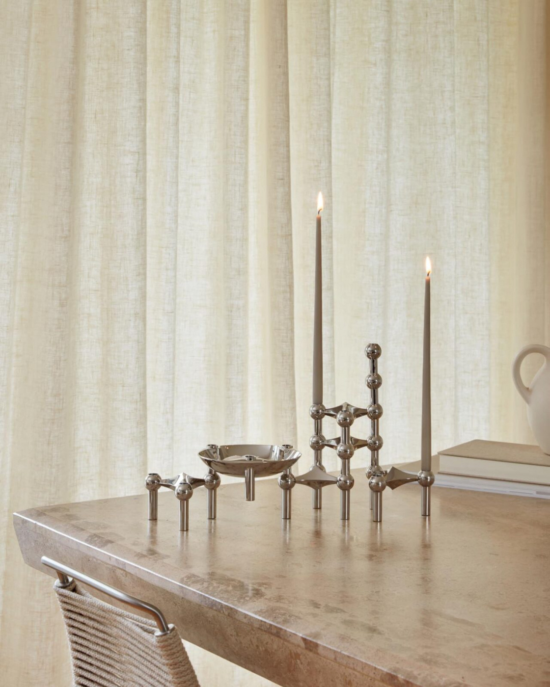 Box m/6 st ljus Sand av Ester&Erik - STOFF Nagel, 36007