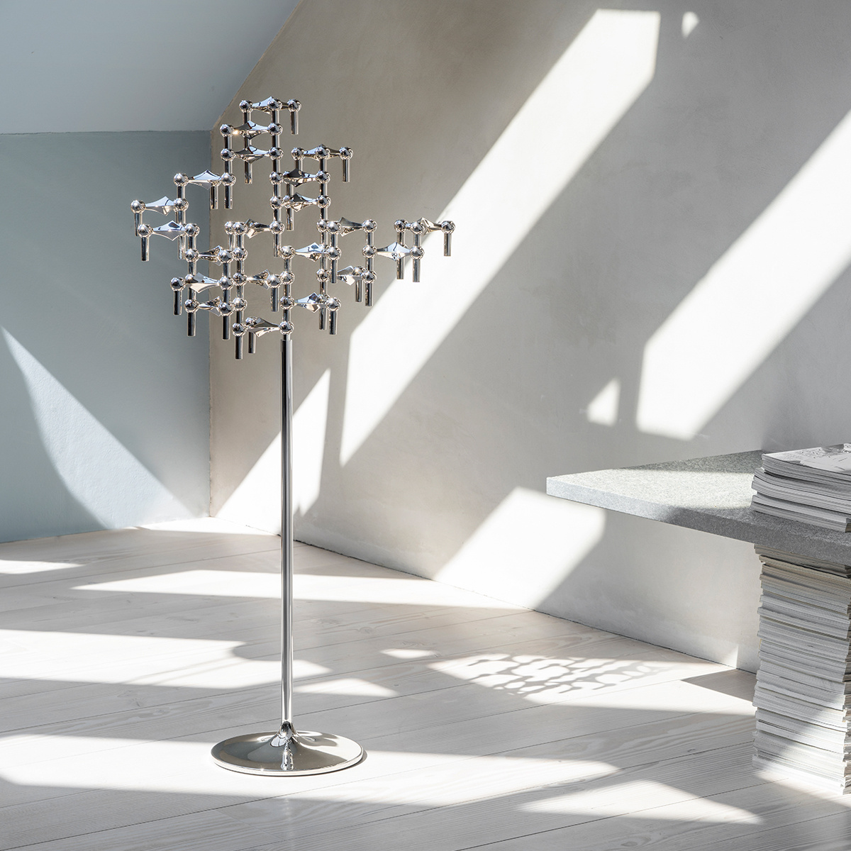 STOFF Nagel golvstativ krom h70 cm, 7004