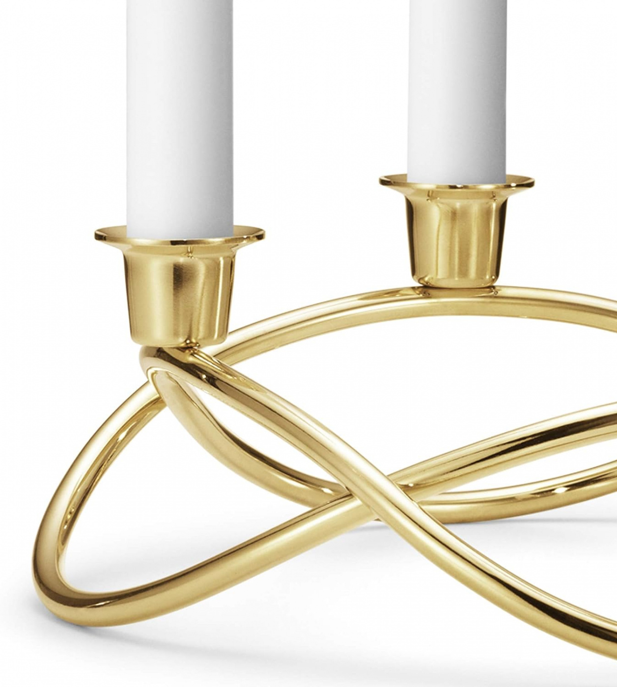 Season ljusstake 18 KT. guldpläterat rostfritt stål- Georg Jensen, 3586480