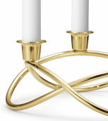 Season ljusstake 18 KT. guldpläterat rostfritt stål- Georg Jensen, 3586480 Season ljusstake 18 KT. guldpläterat rostfritt stål- Georg Jensen, 3586480