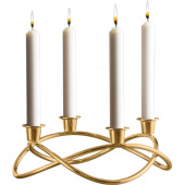 Season ljusstake 18 KT. guldpläterat rostfritt stål- Georg Jensen, 3586480 Season ljusstake 18 KT. guldpläterat rostfritt stål- Georg Jensen, 3586480