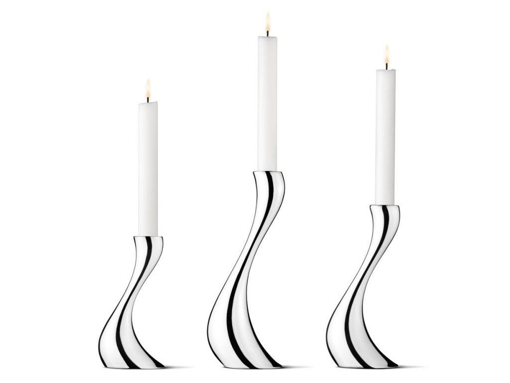 Cobra Ljusstake i 3 delar, Georg Jensen- 3586624