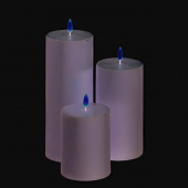 Uyuni Lighting UYUNI LED Blockljus Vit 7,8 x 18 CM, UL-PI-NW-C78015 Uyuni Lighting UYUNI LED Blockljus Vit 7,8 x 18 CM, UL-PI-NW-C78015