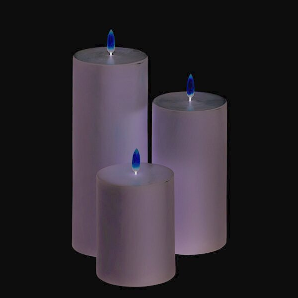 Uyuni Lighting UYUNI LED Blockljus Vit 7,8 x 23,1 CM, UL-PI-NW-C78020