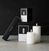 Uyuni Lighting UYUNI LED Blockljus Vit 7,8 x 23,1 CM, UL-PI-NW-C78020 Uyuni Lighting UYUNI LED Blockljus Vit 7,8 x 23,1 CM, UL-PI-NW-C78020