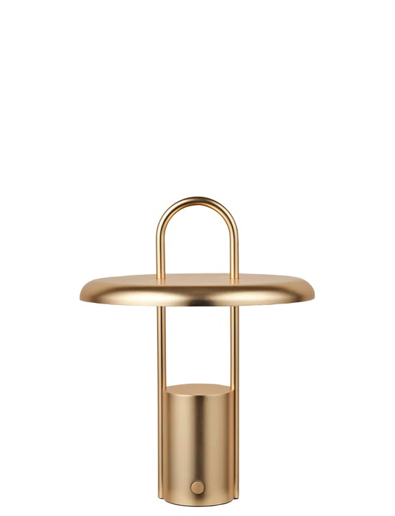 Stelton Pier bärbar LED-lampa H 25 cm, Mässing, 614-2