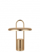 Stelton Pier bärbar LED-lampa H 25 cm, Mässing, 614-2 Stelton Pier bärbar LED-lampa H 25 cm, Mässing, 614-2