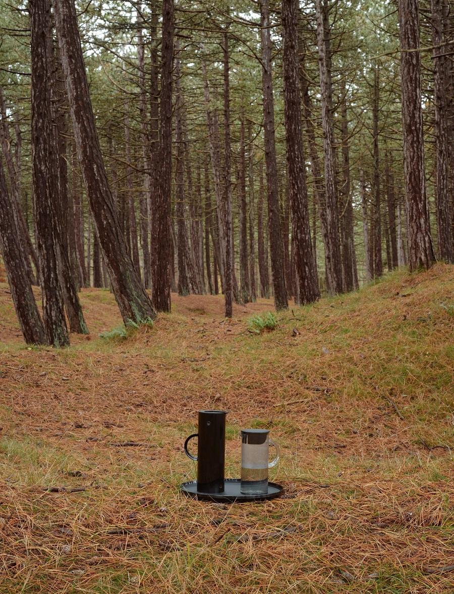 Stelton serveringsbricka Ø 40 cm svart, by Erik Magnussen, 1309