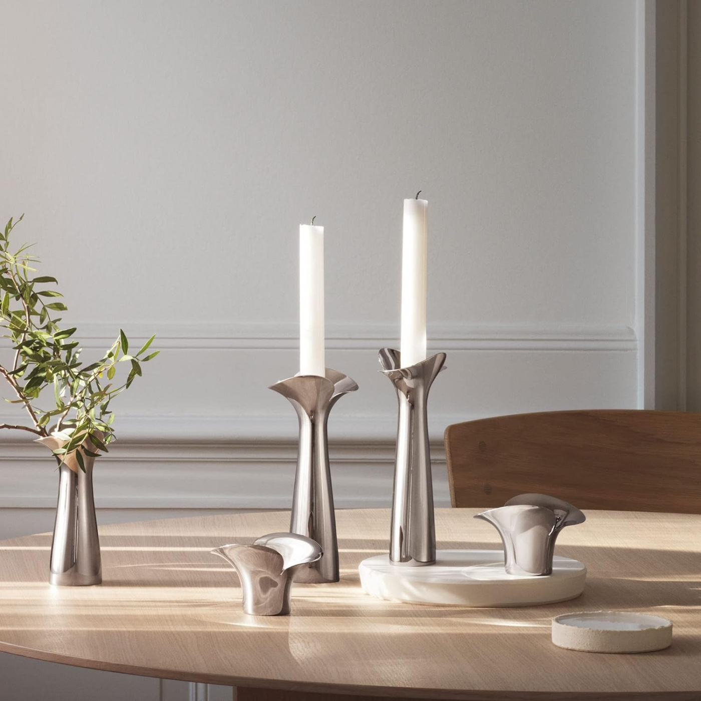Georg Jensen Bloom Botanica ljusstakar, 2 st, 10016987