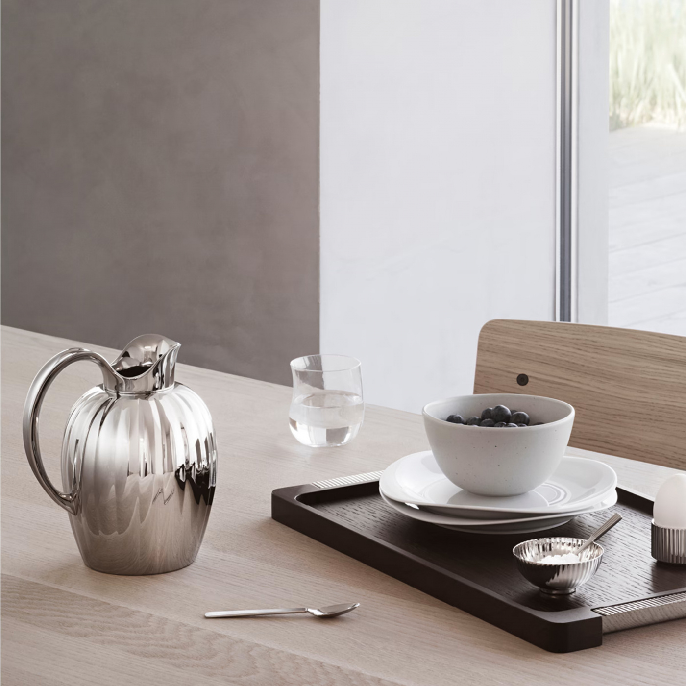 Georg Jensen Bernadotte bricka - Design Inspirerad av Sigvard Bernadotte, 10018215