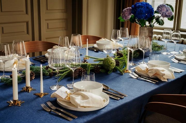 Georg Jensen Klassisk julstjärna taper ljusstake, 2 st - 10019321