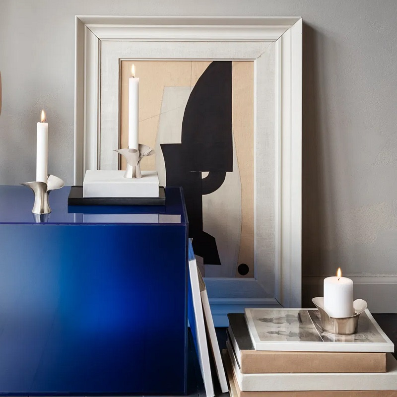 Georg Jensen BLOOM Pillar ljushållare - 10019639