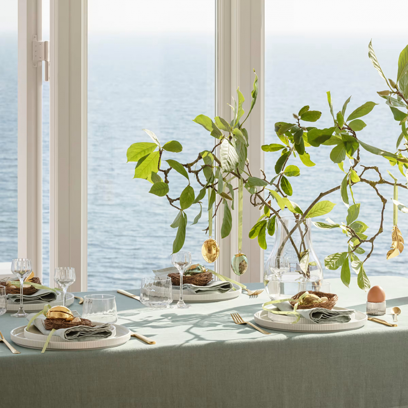 Georg Jensen 2024 Påskägg 18K guldpläterad SS, 10020319