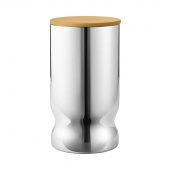 Georg Jensen ALFREDO Behållare med lock medium rostfritt stål/gul, 1L, 10020338 Georg Jensen ALFREDO Behållare med lock medium rostfritt stål/gul, 1L, 10020338