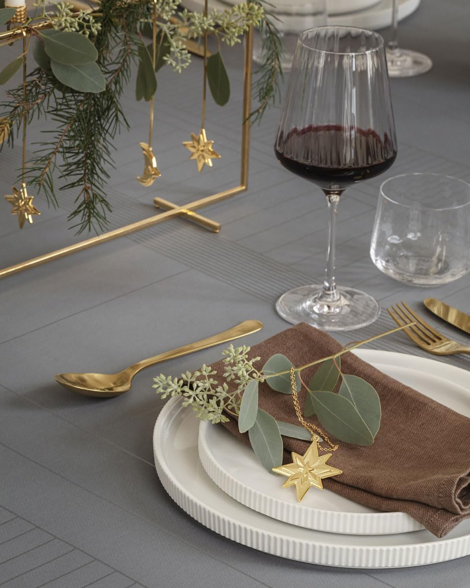 Georg Jensen 2024 Juldekorationsset, 2st, 18kt guldpläterad, 10020392