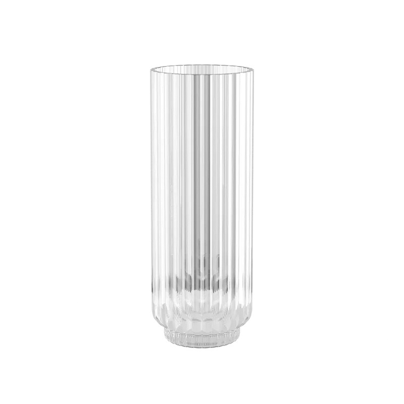 Georg Jensen BERNADOTTE Rund vas glas klar, 225 mm - 10020606