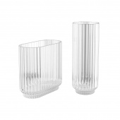 Georg Jensen BERNADOTTE Rund vas glas klar, 225 mm - 10020606 Georg Jensen BERNADOTTE Rund vas glas klar, 225 mm - 10020606