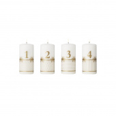 Georg Jensen Julkollektioner Adventsljus Parafin, 4 st, guld - 10020946 Georg Jensen Julkollektioner Adventsljus Parafin, 4 st, guld - 10020946