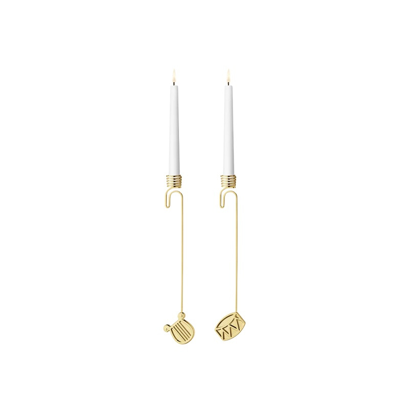 Georg Jensen Christmas Collectibles 2026 Ljusstakeset trumma och harpa,, 10021062