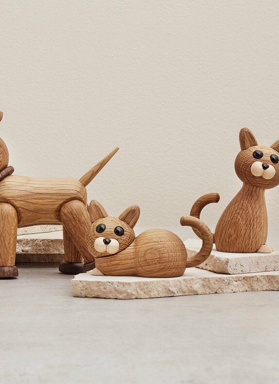 Spring Copenhagen Hope Kattunge Dekoration 15 cm Ek/Lönn, 2026-FSC