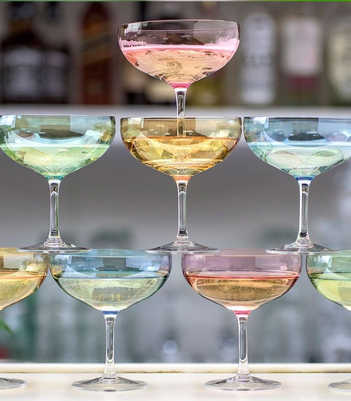 Magnor Happy - Champagneglass rosa-321451