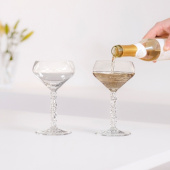 Orrefors Carat coupe champagneglas 25cl 2-pack by Lena Bergström, 6590108 Orrefors Carat coupe champagneglas 25cl 2-pack by Lena Bergström, 6590108
