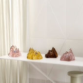 Kosta Boda The Rock ljuslykta pink 91mm, 7062326 Kosta Boda The Rock ljuslykta pink 91mm, 7062326