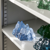 Kosta Boda The Rock ljuslykta ice blue 91mm, 7062420 Kosta Boda The Rock ljuslykta ice blue 91mm, 7062420