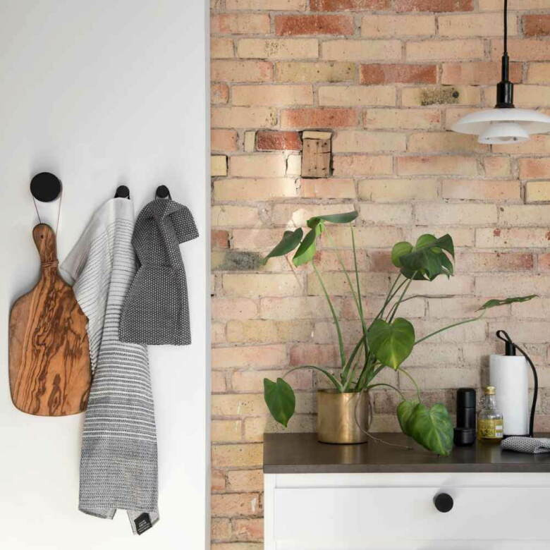 Ekta Living Wood Knot Knopp/Krok Small 2,8 cm Svart 2-pack, EK-WK066