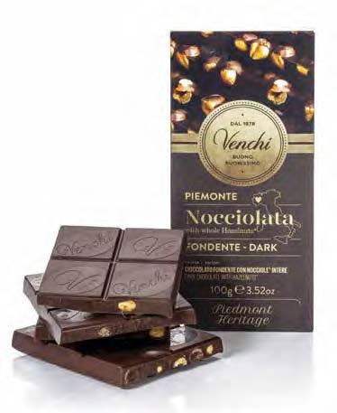 Venchi Mörk 60% choklad Hasselnötter från Pimonte,100 gr, 30-116614