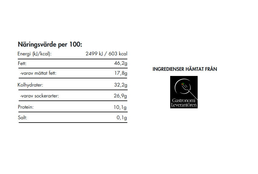Venchi Mörk 60% choklad Hasselnötter från Pimonte,100 gr, 30-116614