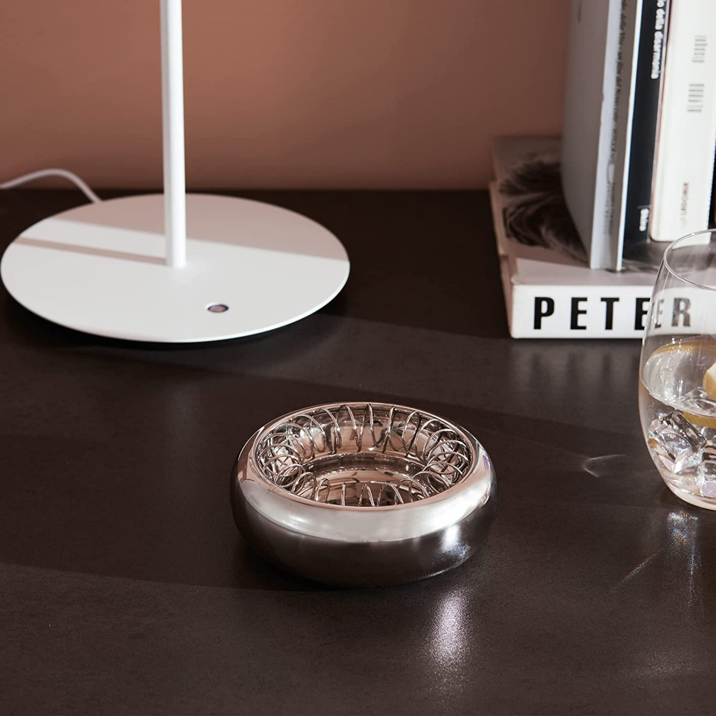 Alessi Askfat i rostfritt stål, 12cm, Silver - 7690/12