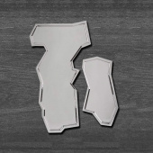 Alessi Officina Clouds Root 33 cm bricka, silver SW01/33 Alessi Officina Clouds Root 33 cm bricka, silver SW01/33