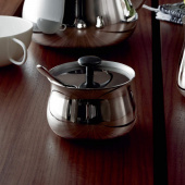 Alessi sockerbehållare, rostfritt stål, NF03 Alessi sockerbehållare, rostfritt stål, NF03