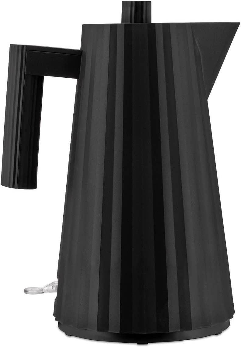 Vattenkokare Plisse, svart, 1.7 l- Alessi- MDL06 B