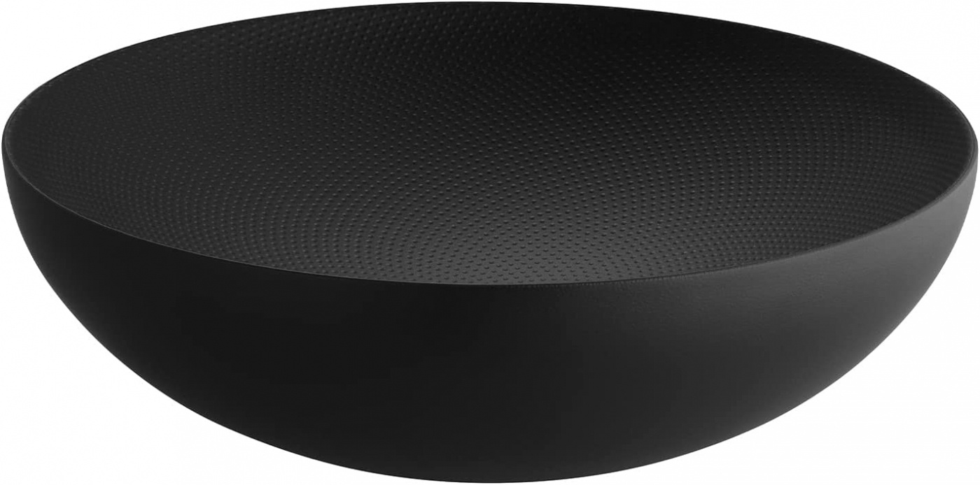 Alessi DUL02/25BT serveringskålar stål, svart